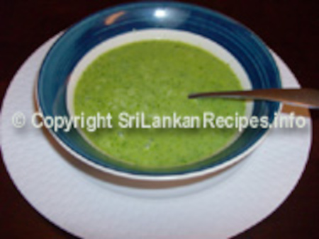 Sri Lankan Kola Kanda recipe