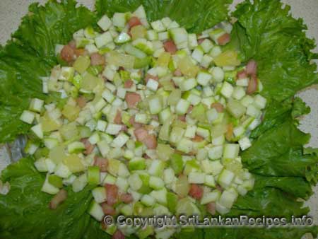 Sri lankan Cucumber salad recipe