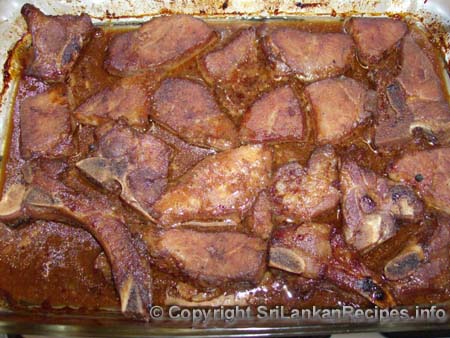 BAKED PORK DISH(MARINATED IN SWEET BBQ SAUCE)