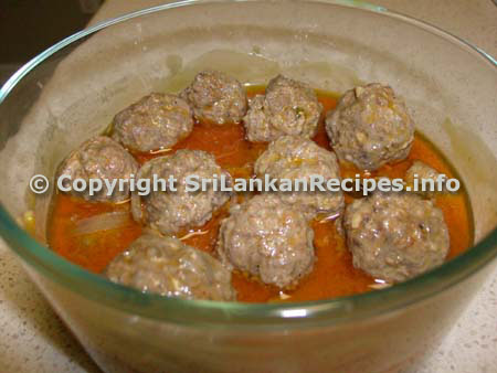 Sri Lankan Curried Meat Balls