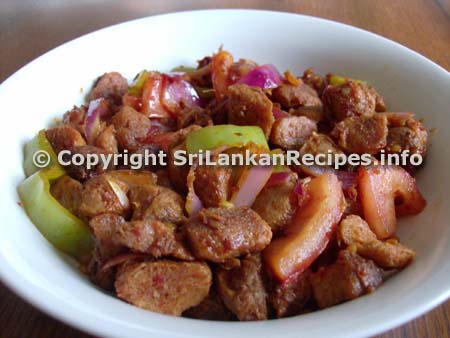 Sri Lankan Devilled Soya Recipe