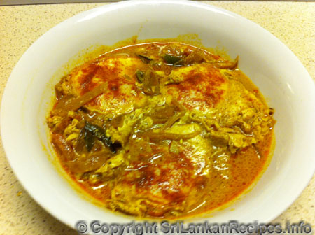 Sri Lankan Egg Curry 