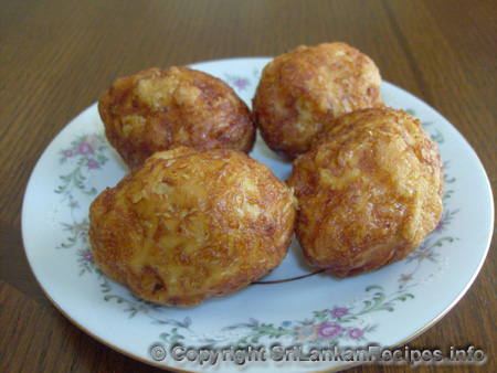 Sri lankan Fried Hard Boiled Eggs