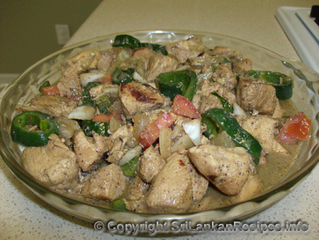 Sri Lankan Mustard Chicken Curry