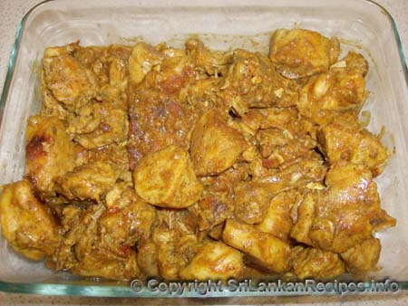 Sri Lankan Party Style Chicken Dish Receipe