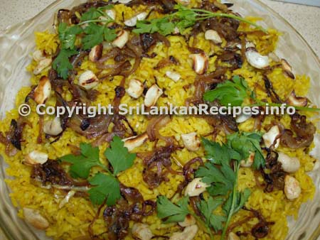 Sri lankan biriyani recipe(buriyani)
