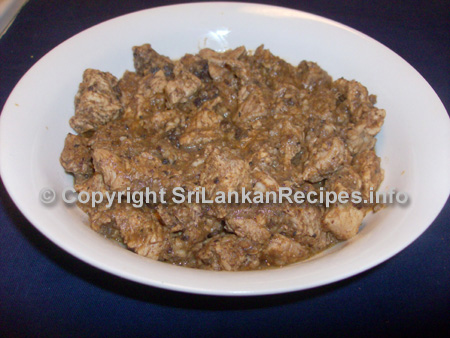 PORK KALU POL CURRY