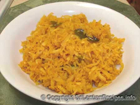 Sri lankan Radish recipe