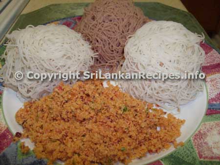 STRING-HOPPERS WITH RICE FLOUR