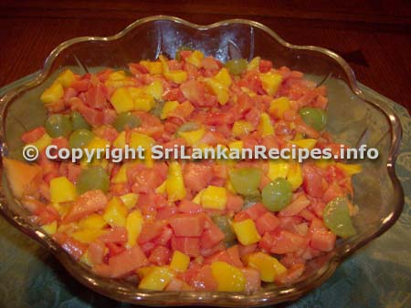 Sri Lankan Tropical Fruit Salad