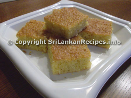 Sri Lankan Butter Cake