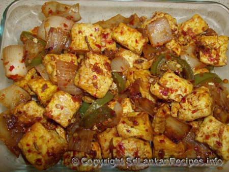 Sri Lankan Devilled Tofu recipe