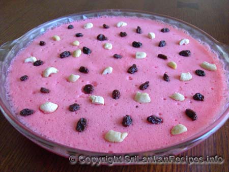 Sri Lankan Easy Jelly Pudding