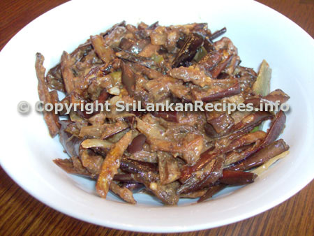 Sri lankan egg plant(wambatu) pahi