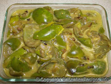 sri lankan ela batu curry (Thai egg plant curry) recipe