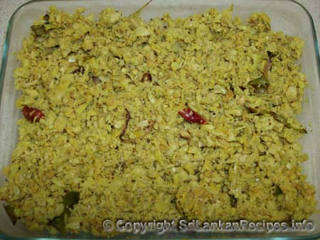 Sri lankan polos mallun recipe