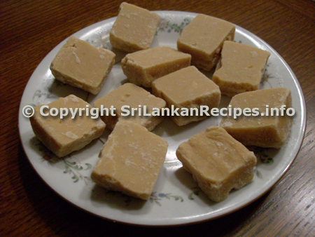 Sri Lankan Milk Toffee
