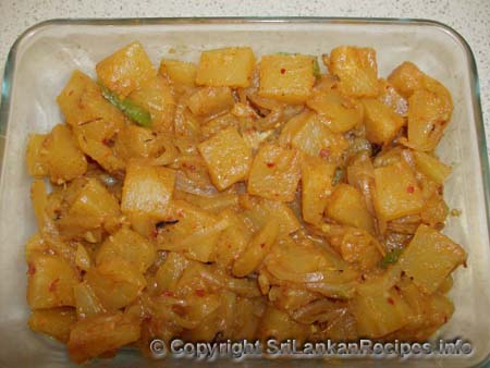 Sri lankan pineapple curry recipe(annasi curry)