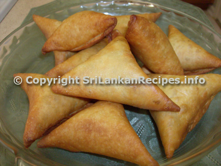 SAMOSA (Made with Flour Tortillas)