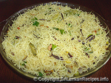 SRI LANKAN STYLE RICE STICK / NOODLES DISH