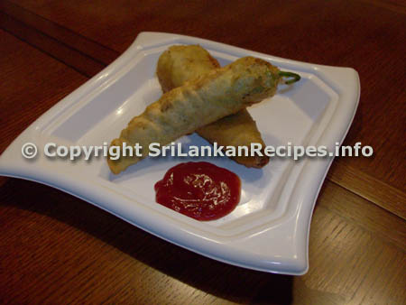 Sri lankan Stuffed Chillies recipe