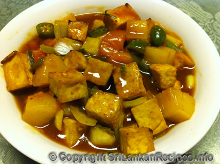 Sri Lankan Sweet & Sour Tofu recipe