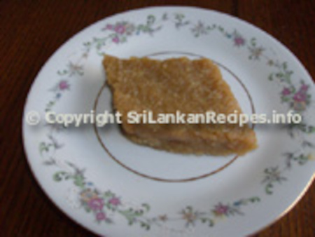 Sri Lankan Saw Dodol Recipe