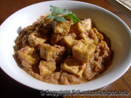 Sri Lankan Tofu Recipe