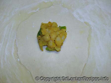 sri lanken vegetable/meat roti(wraps