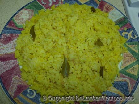 Sri Lankan yellow rice recipe